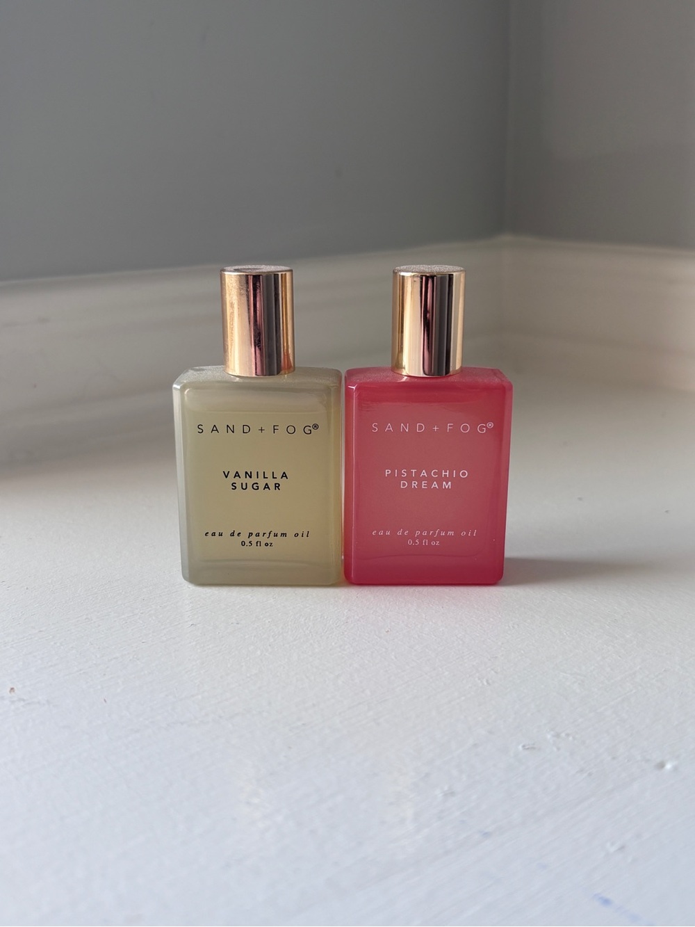 Sand & Fog Vanilla Sugar & Pistachio Dream Eau de Parfum Oil Duo